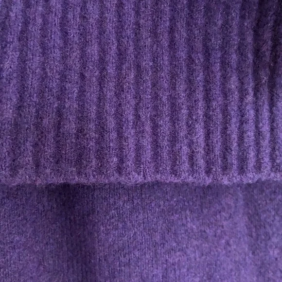 NWT Express Purple Off-Shoulder Sweater - Picture 4 of 4